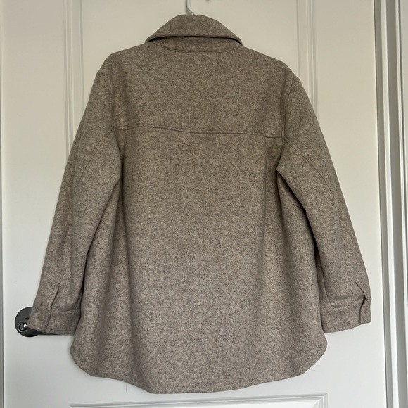 H&M Shacket (light beige melange) - Picture 7 of 8